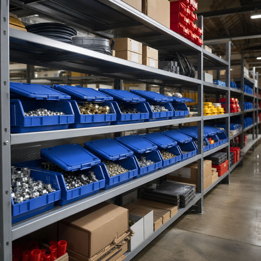 Attached Lid Fork Entry Distribution Containers
