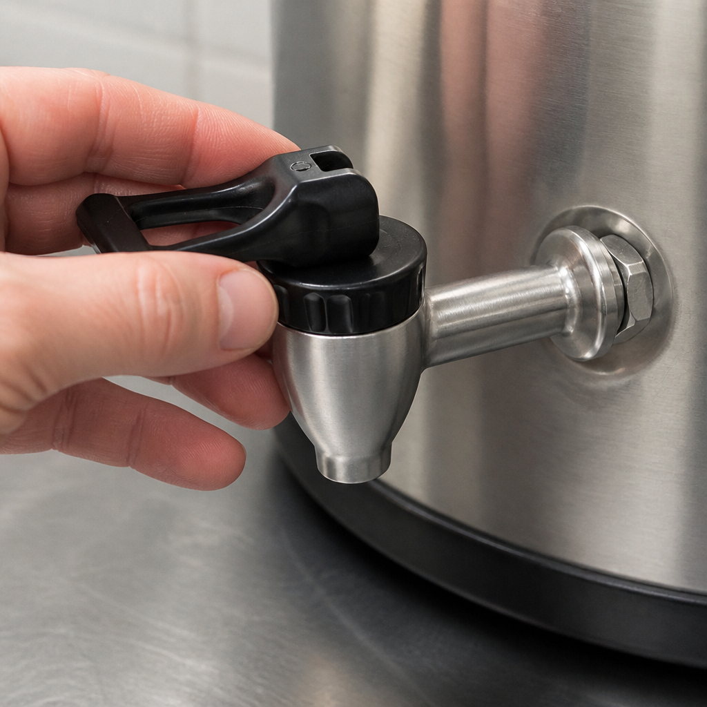 Genuine replacement tap for commercial water boilers 40mm