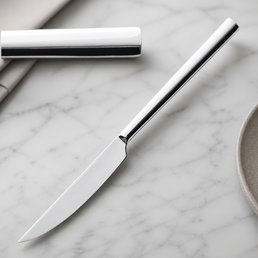 Stainless Steel Linear Steak Knives Set, Pack of 12