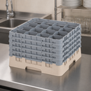 Commercial Warewasher Basket 16 Compartments Max Height 279mm