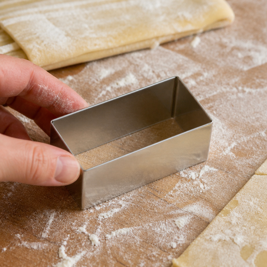 Commercial Stainless Steel Mini Gateaux Mould 80 x 40mm