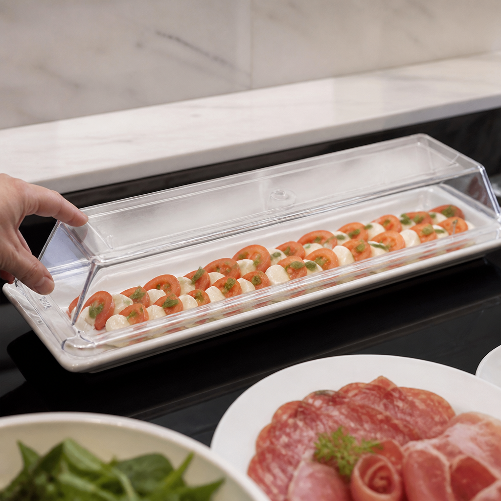 Large Rectangular Tray Covers 560x153mm 2 Pack
