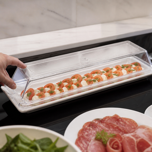 Large Rectangular Tray Covers 560x153mm 2 Pack