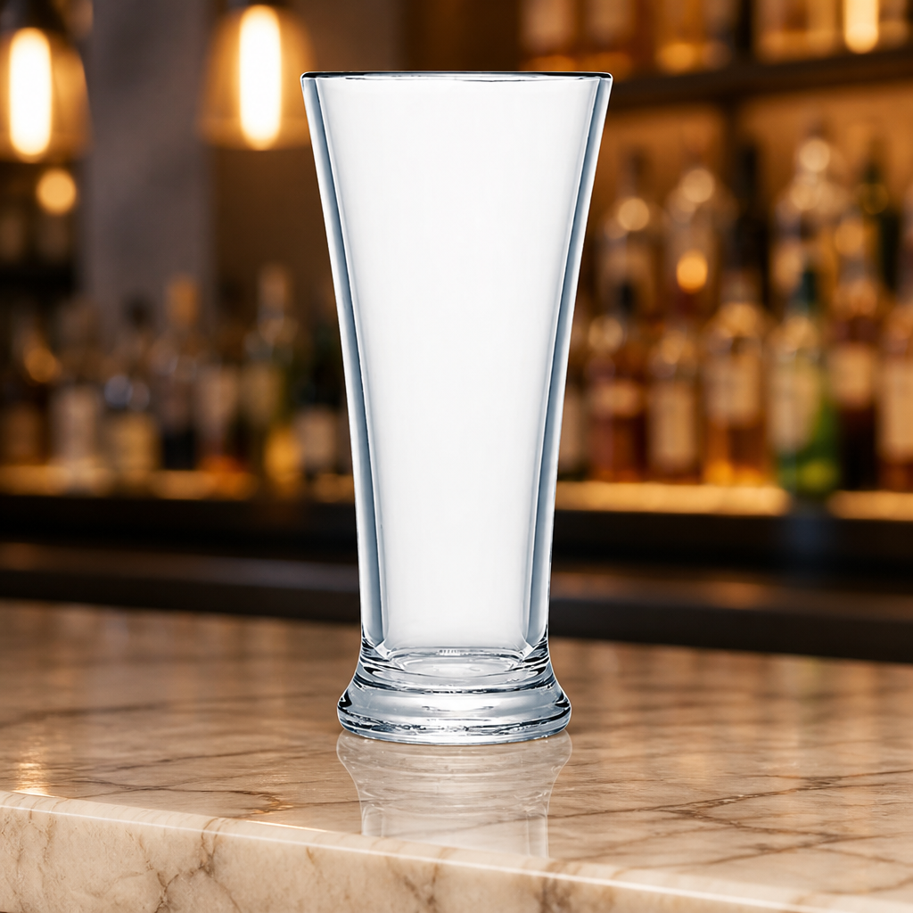 12 pack of 285ml shatterproof commercial pilsner glasses