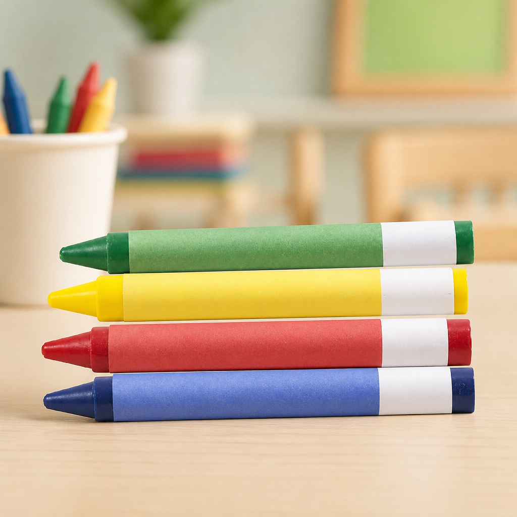 Kids Activity Pack - 200 Non-Toxic Round Crayons for Children