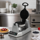 Commercial Single Belgian Waffle Maker 25 Waffles Per Hour