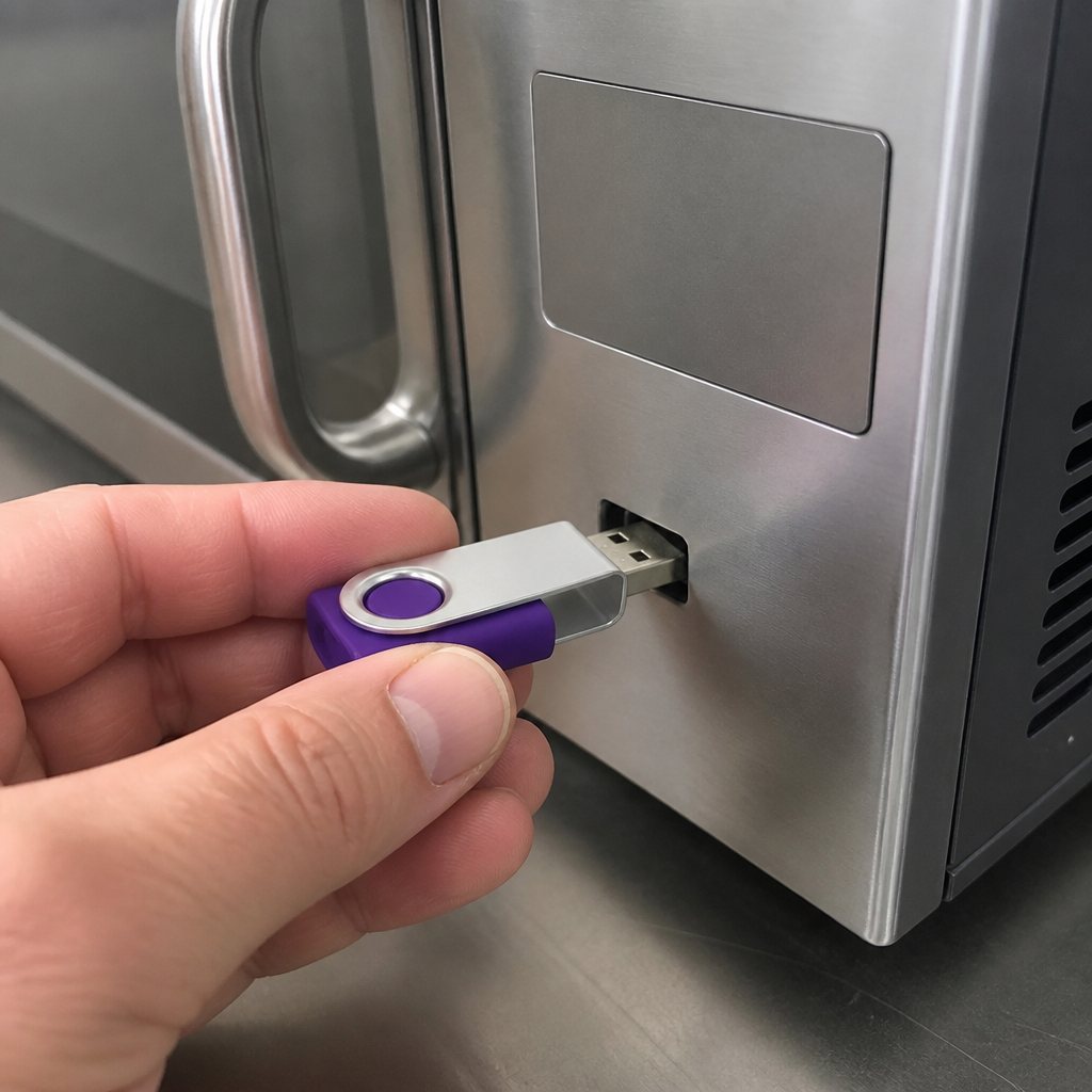 Commercial Microwave Recipe Backup USB Stick