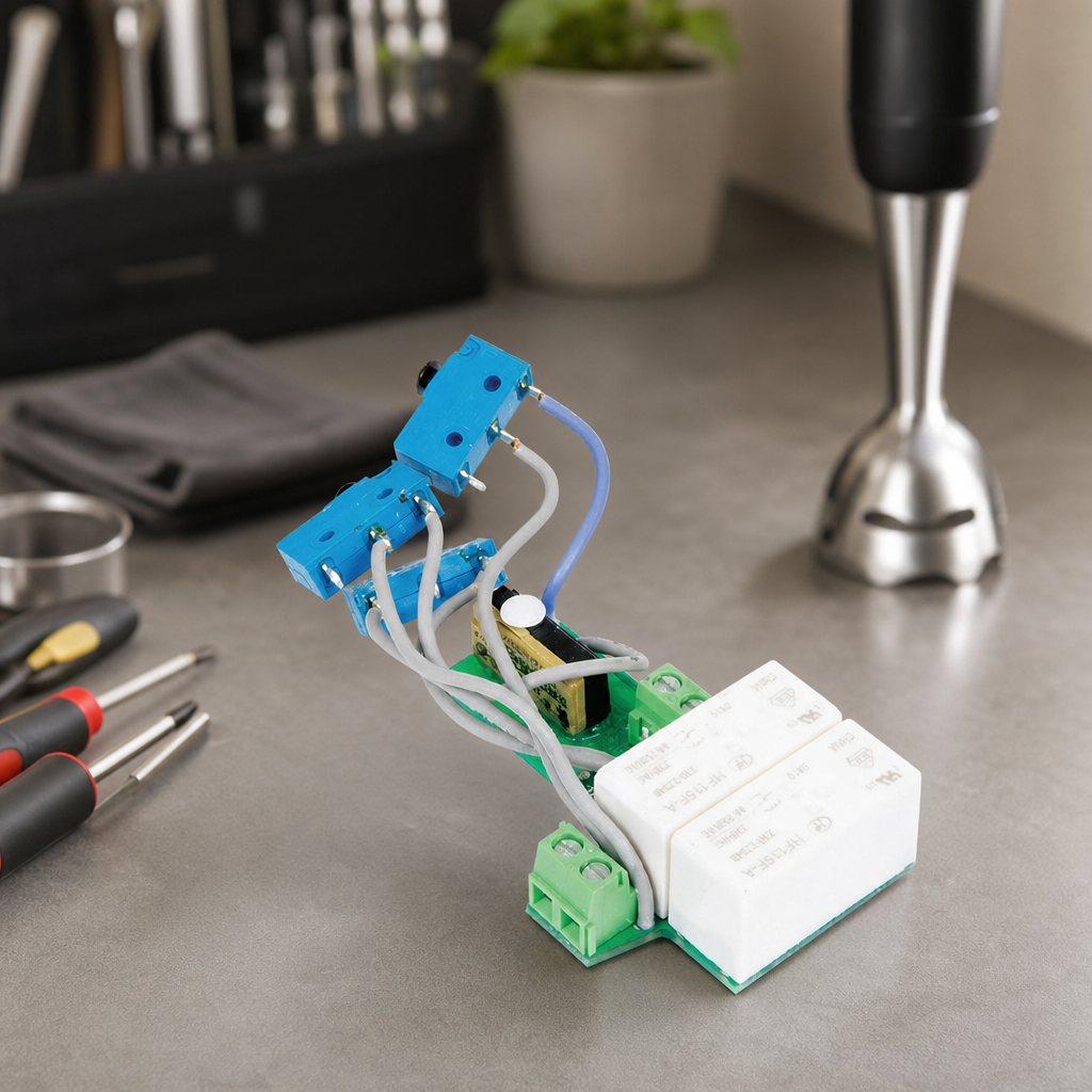 Replacement circuit board for heavy-duty stick blender