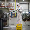 Premium Liquid Tight Disposable Coverall with Stitched Seams and Enhanced Protection Features
