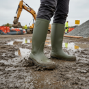Premium Full Safety Wellington Boots with Energy Absorbing Sole - Sizes 3-12 for Cold Insulation