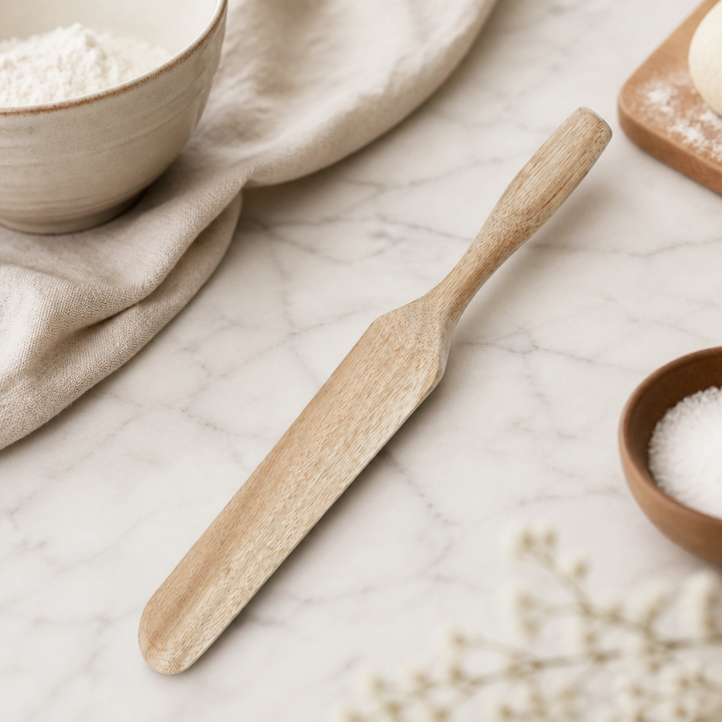 Wooden Spreader Spatula for Commercial Crepe Makers