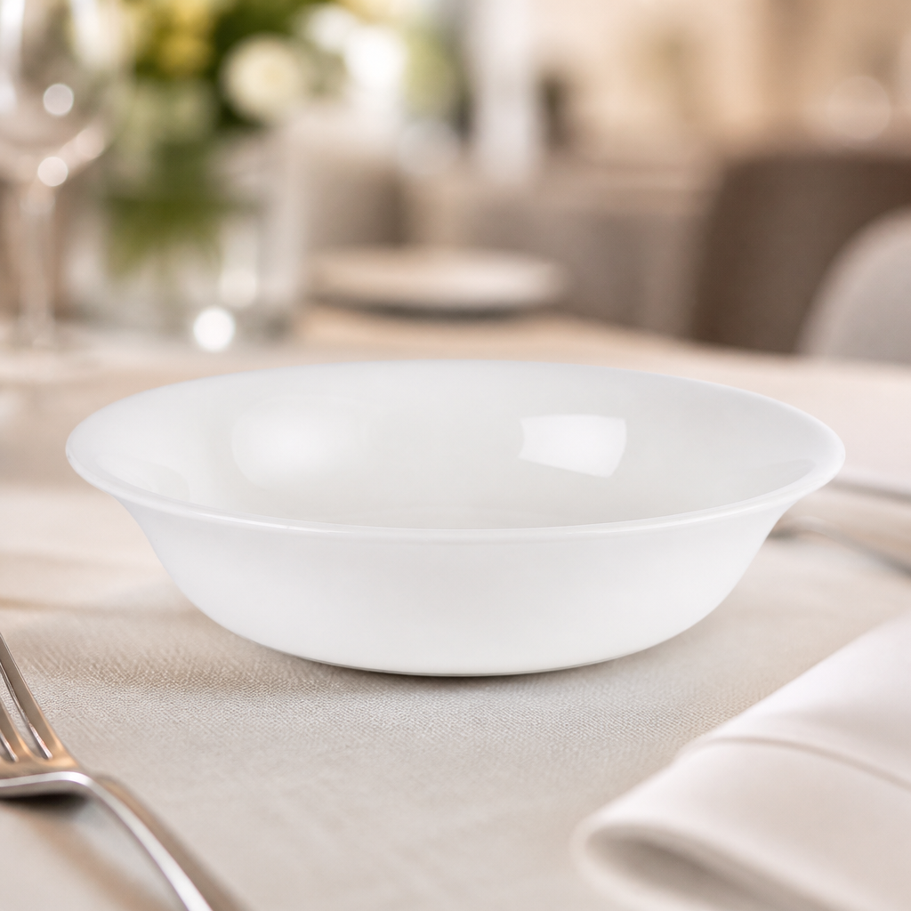 Commercial 215mm Salad Bowls - Durable Serving Bowls 12 Pack