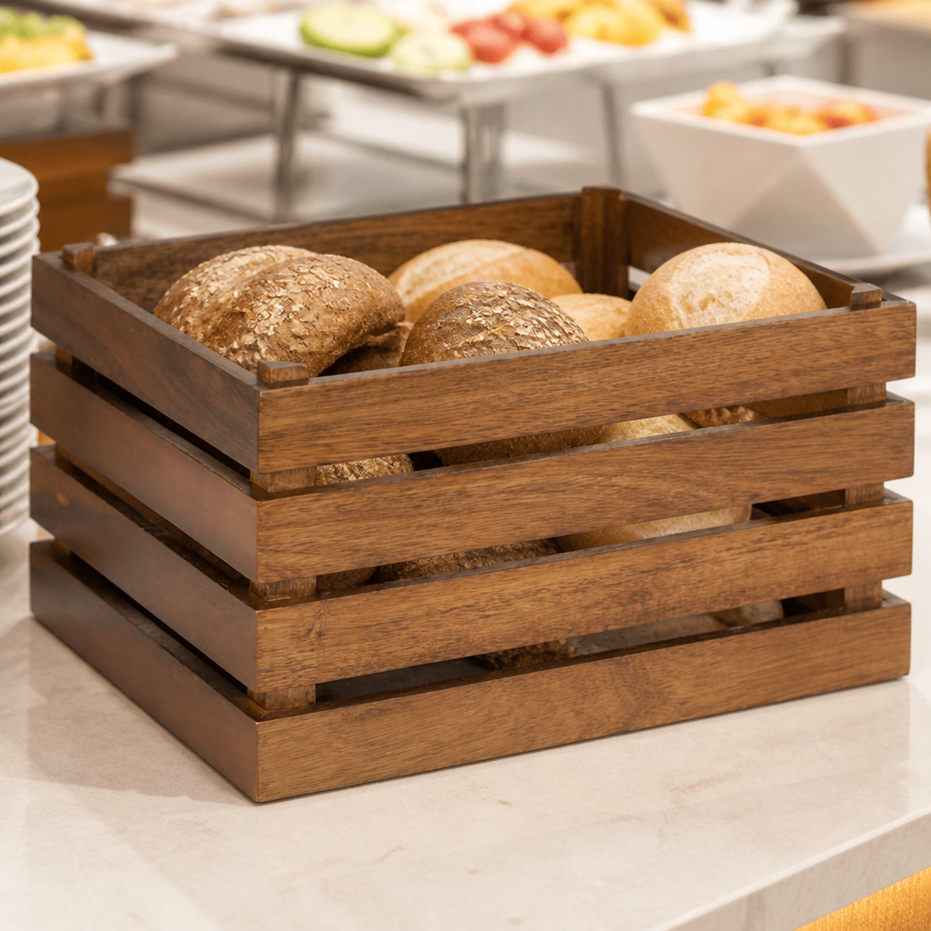 Commercial Wooden Crate 350 x 290mm for food displays