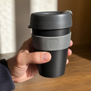 340ml Commercial Reusable Coffee Cup Eco-Friendly Black