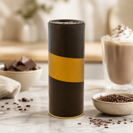 Commercial Chocolate Sprinkle Shaker Drum 250g for Toppings