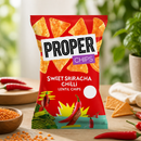 Commercial Vegan Sweet Sriracha Chilli Lentil Chips 20g Pack