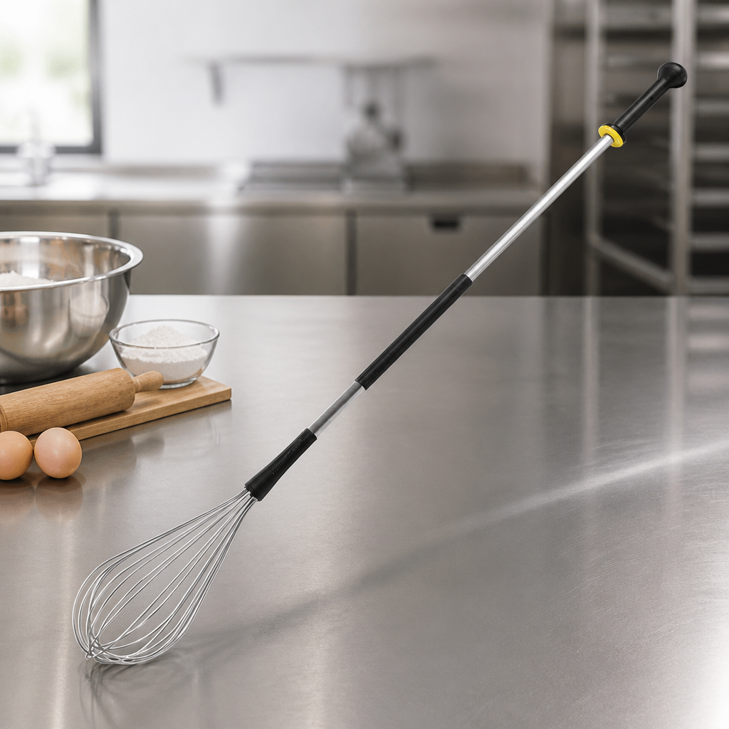 Commercial 120cm Stainless Steel Whisk for Heavy Mixing
