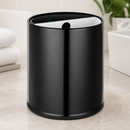 2 Compartment Commercial Hotel Bin Black for Recycling