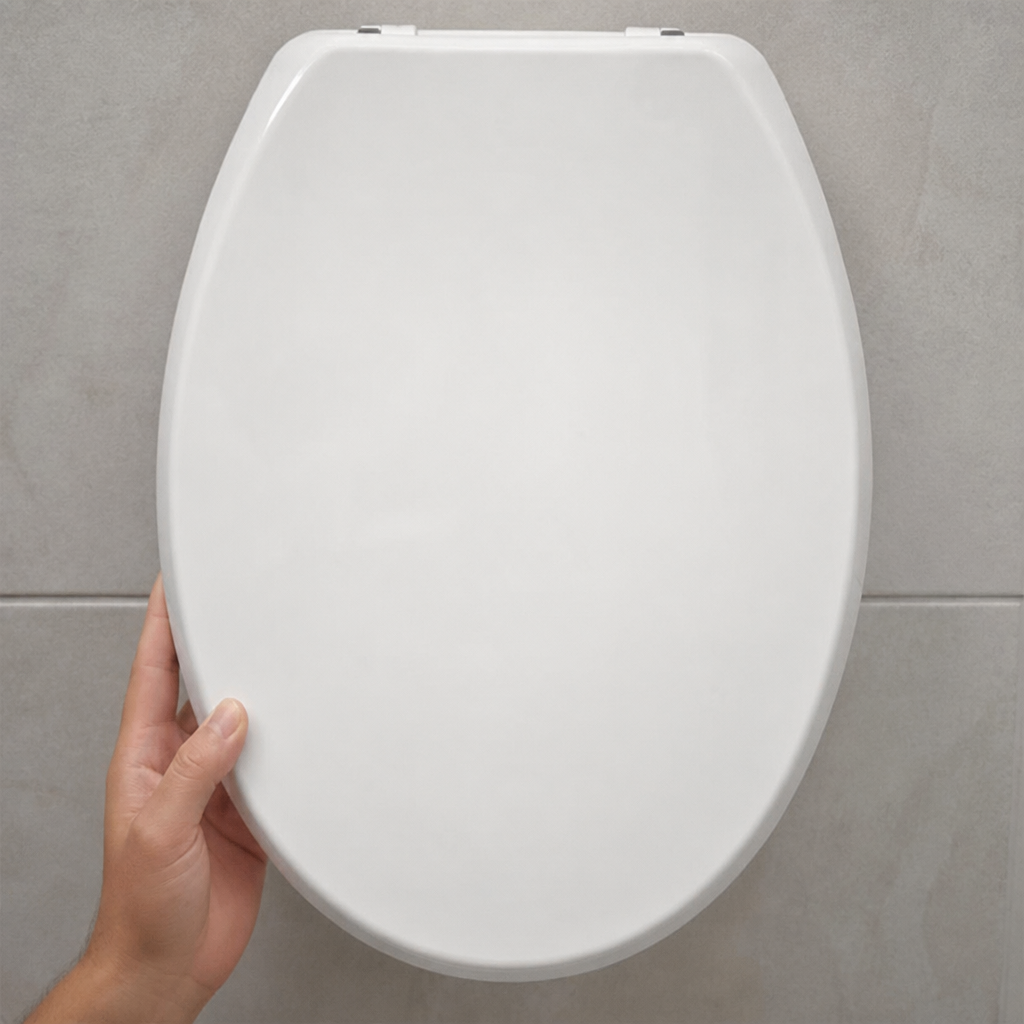 Medium-Weight Toilet Seat for Universal Pans