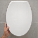 Medium-Weight Toilet Seat for Universal Pans