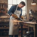Premium Chrome Leather Apron 36" x 24" for Welding and Heavy Duty Applications - High-Quality Professional Grade for Industrial and Commercial Appl...
