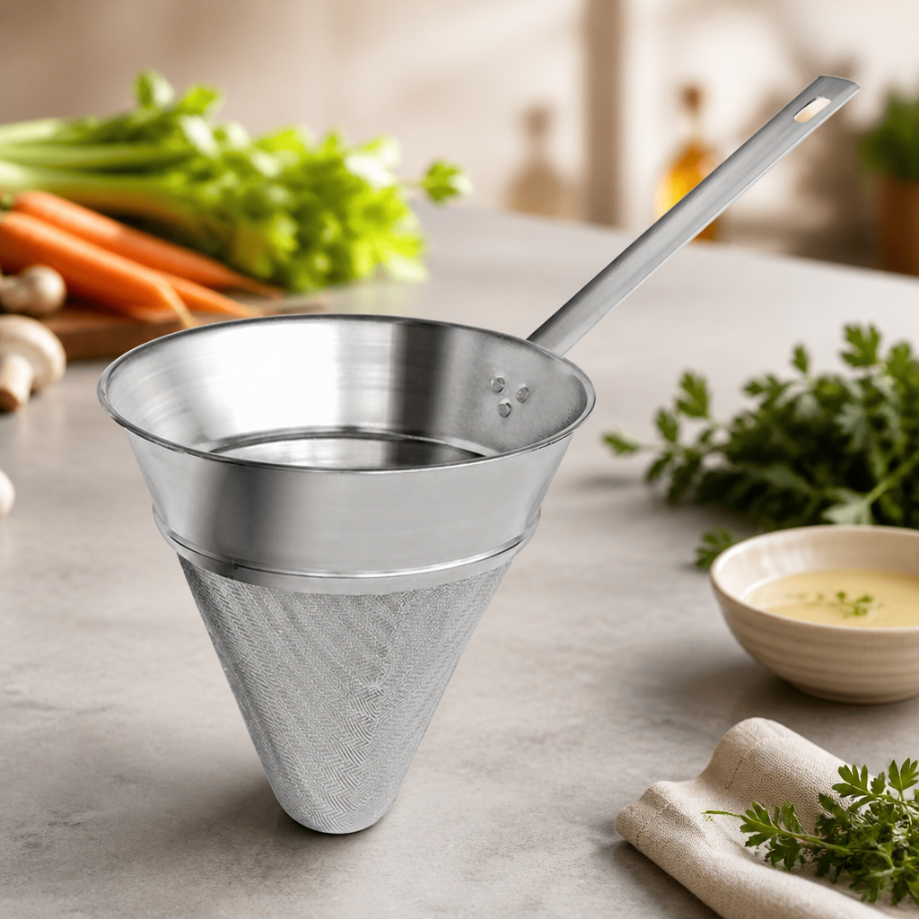 200mm Commercial Fine Strainer Chinois for culinary use