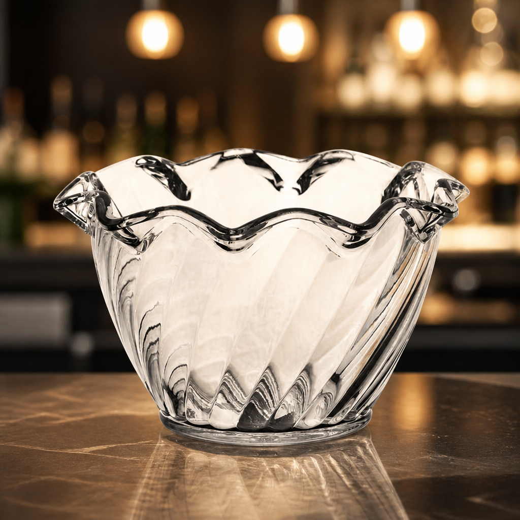 Commercial Sorbet Dishes 165ml Clear Polycarbonate 12 Pack