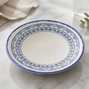 Commercial 185mm Coupe Bowls Blue Moresque Style 12 Pack