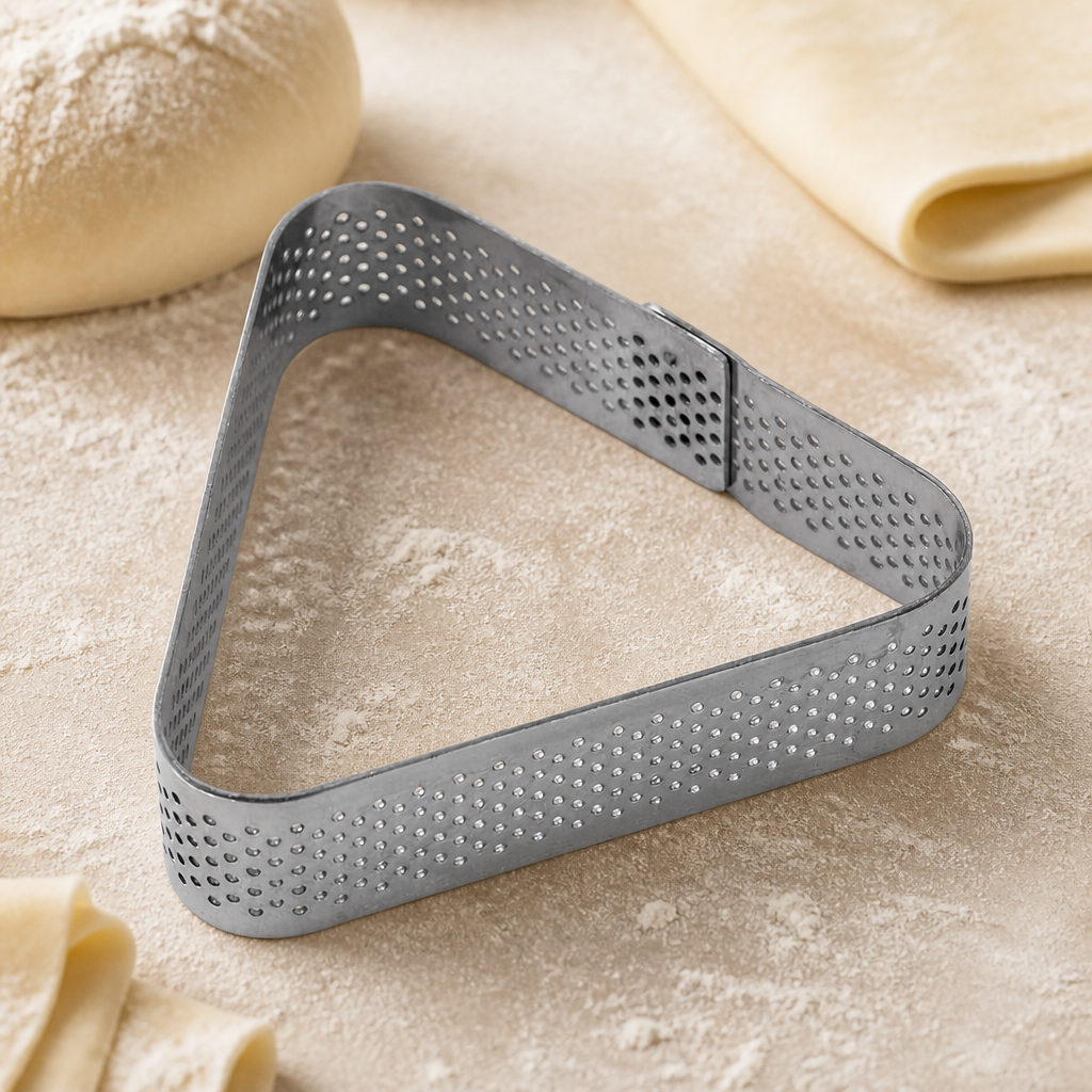 Commercial Stainless Steel Triangle Cake Mould 85x75x20mm