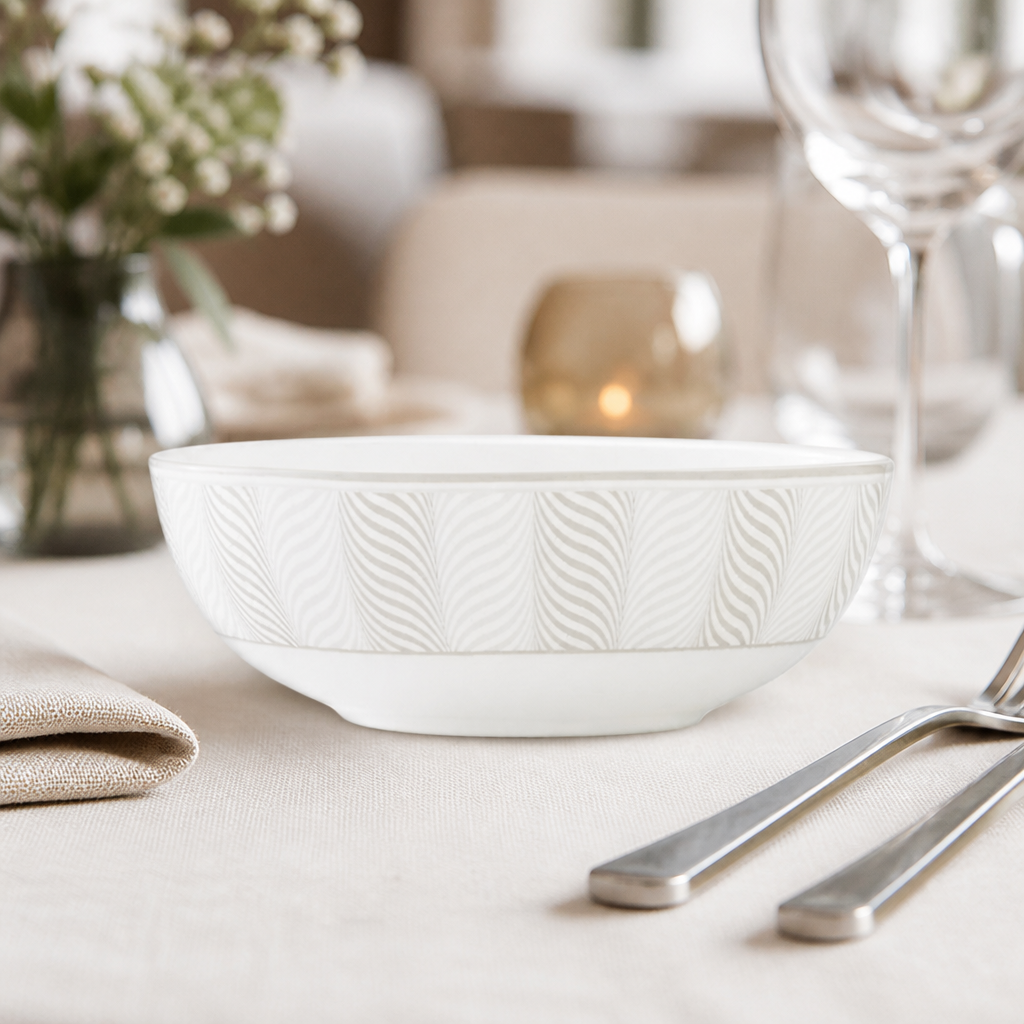 Commercial Coupe Bowls 145mm in taupe - 12 pack