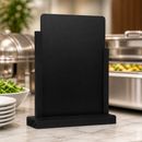Commercial Tabletop Blackboard 297mm x 210mm Black Wood Effect