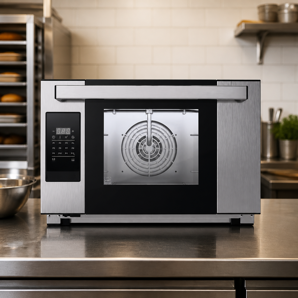 Commercial Convection Oven 4 Tray Capacity Stainless Steel