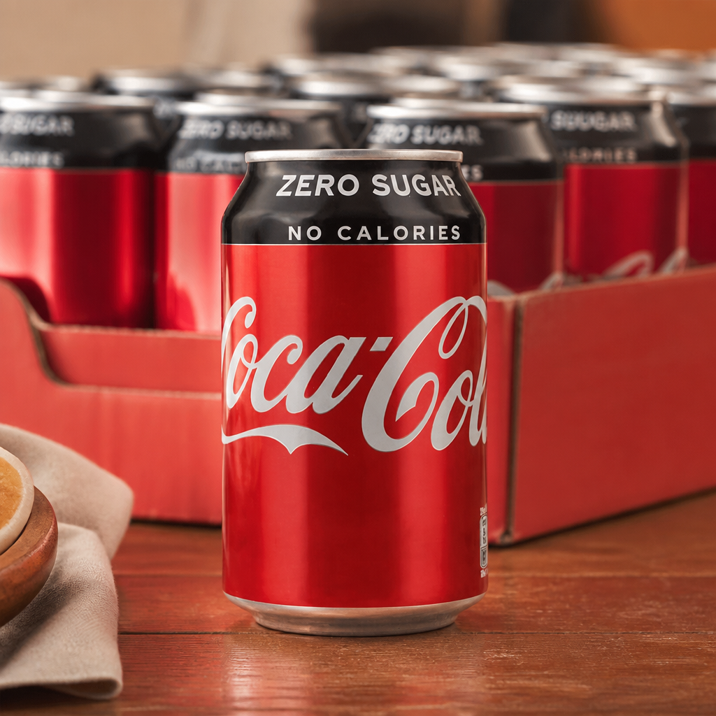 Pack of 24 Commercial Soft Drink Cans 330ml