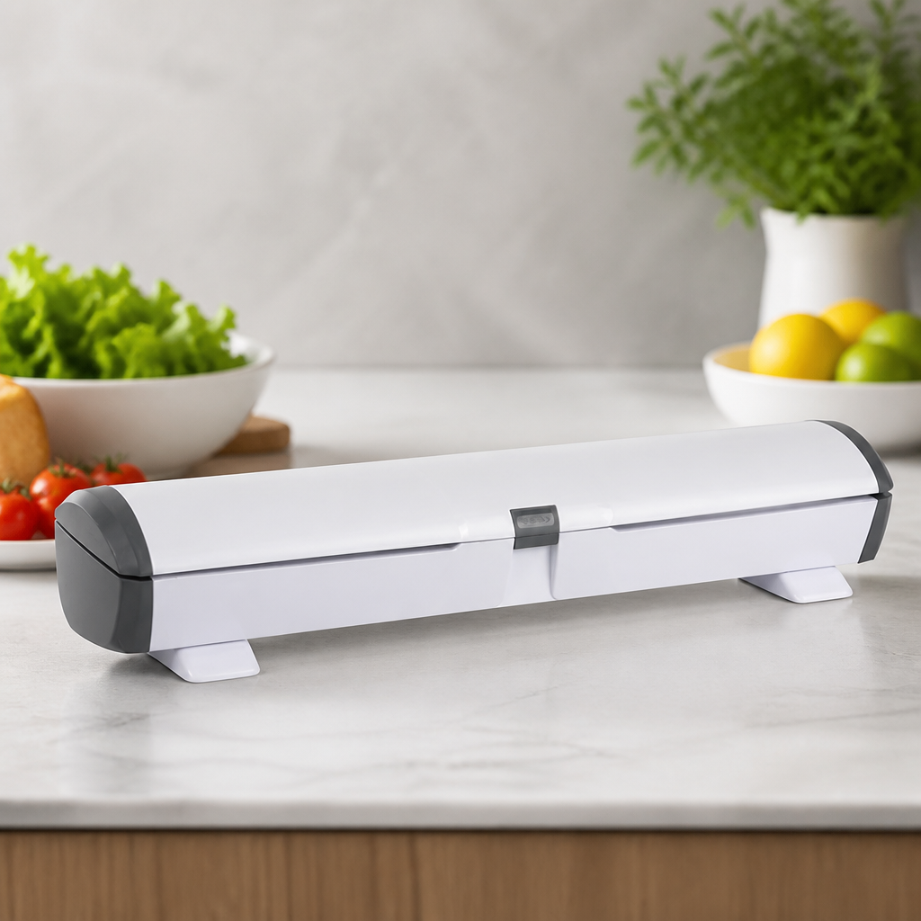 Commercial 450mm dispenser for foil cling film and parchment