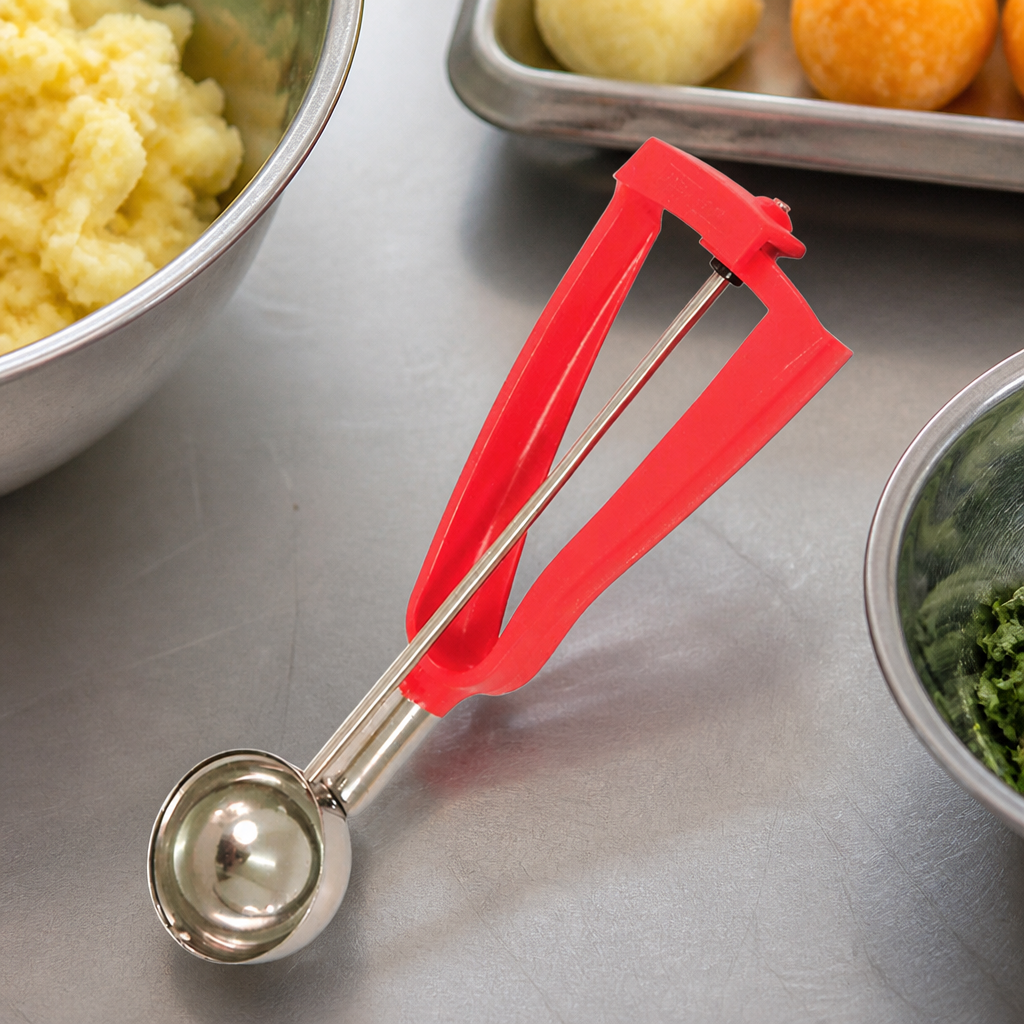 Commercial Portioner Size 24 Stainless Steel Scoop for Desserts
