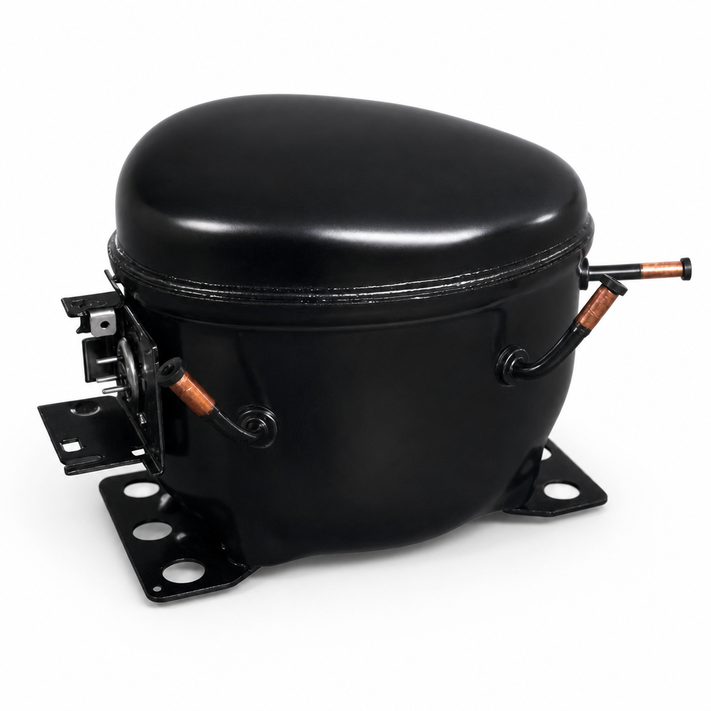 Compressor for under counter freezer in commercial kitchen