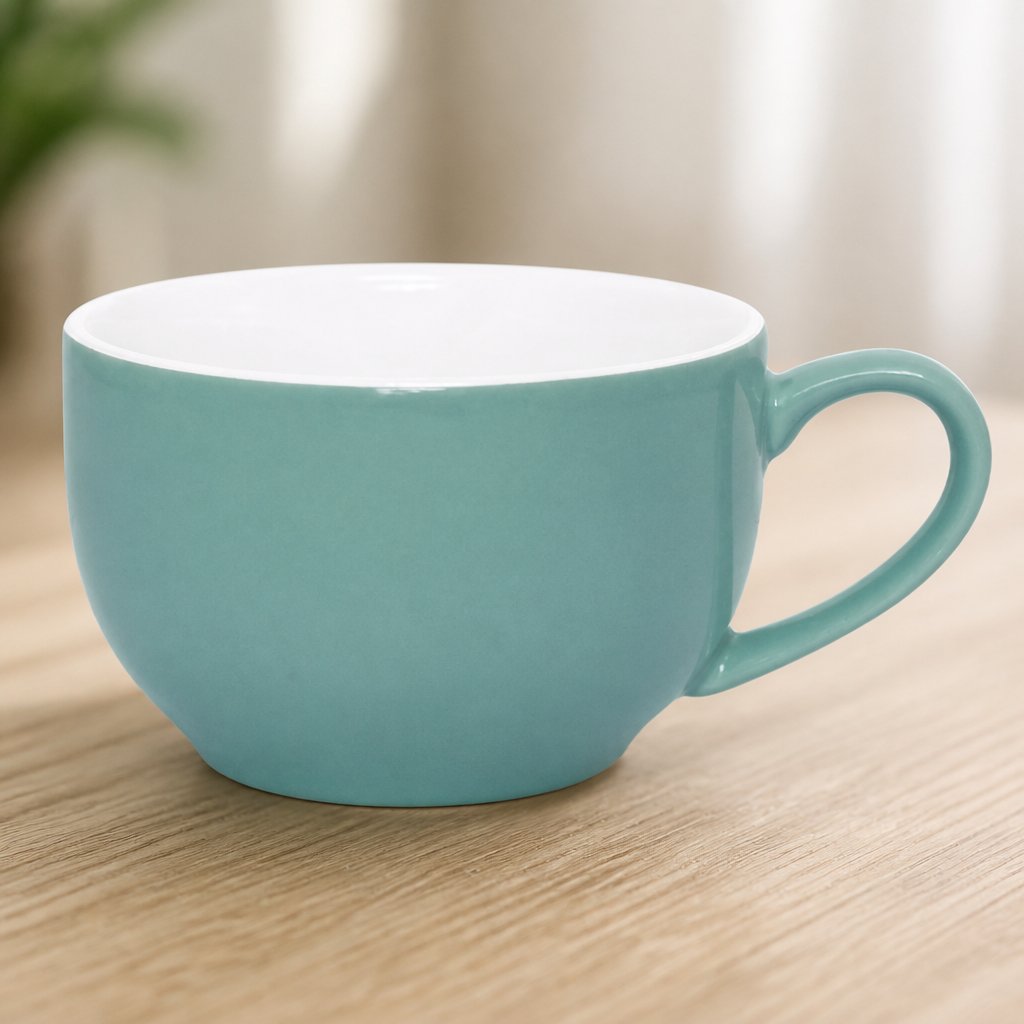 Commercial Coffee Cups Aqua 230ml Durable 12 Pack