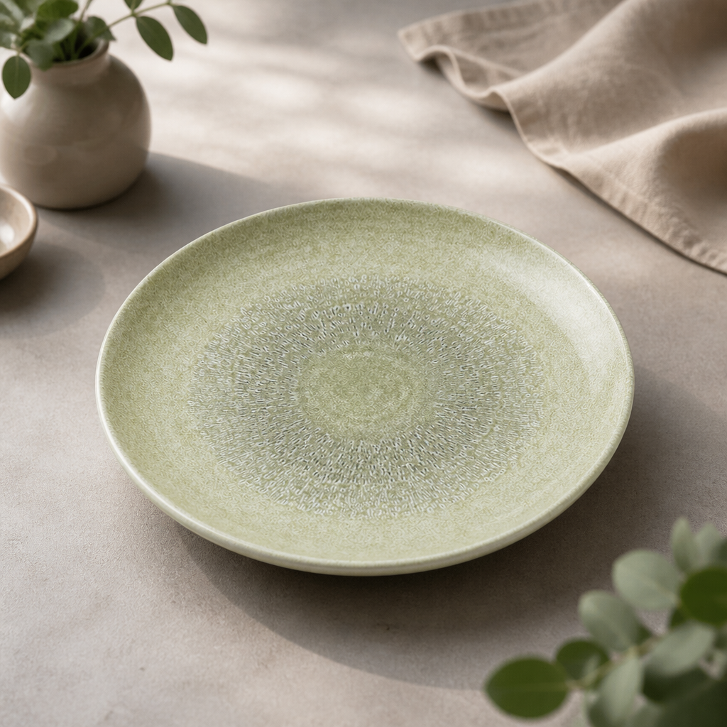Commercial Coupe Bowls Speckled Green 250mm - 12 Pack