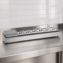 Commercial Countertop Food Display Bar for 6 Gastronorm Pans
