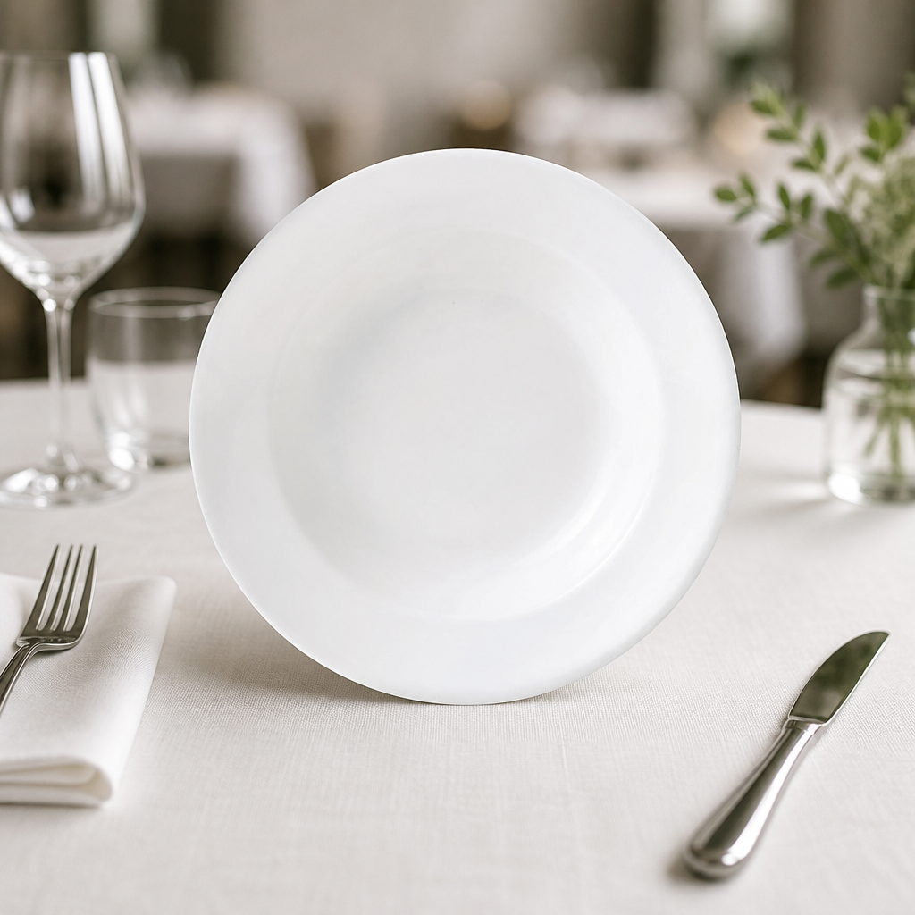 Commercial 300mm porcelain pasta dishes 6 pack