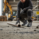 Premium Non-Metallic Safety Boots with Protective Toecap, Lightweight Design, and Anti-Fatigue Comfort Footbed