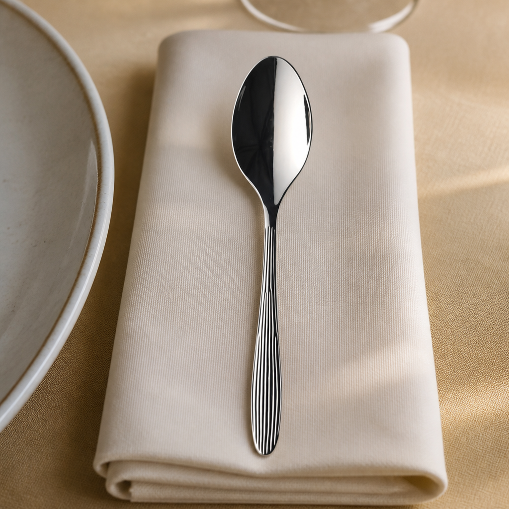 Commercial Stainless Steel Dessert Spoon Set 12 Pack