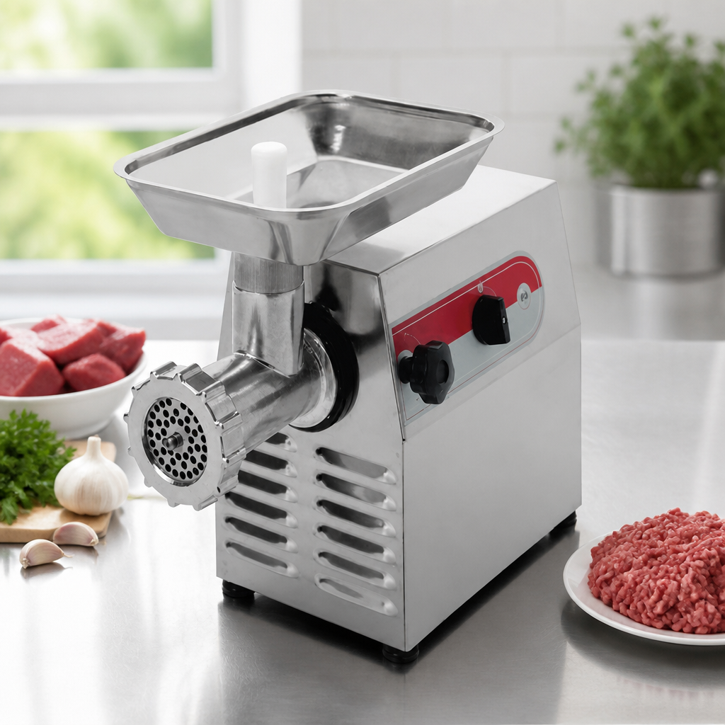 Commercial Meat Mincer 100kg/h Countertop Stainless Steel