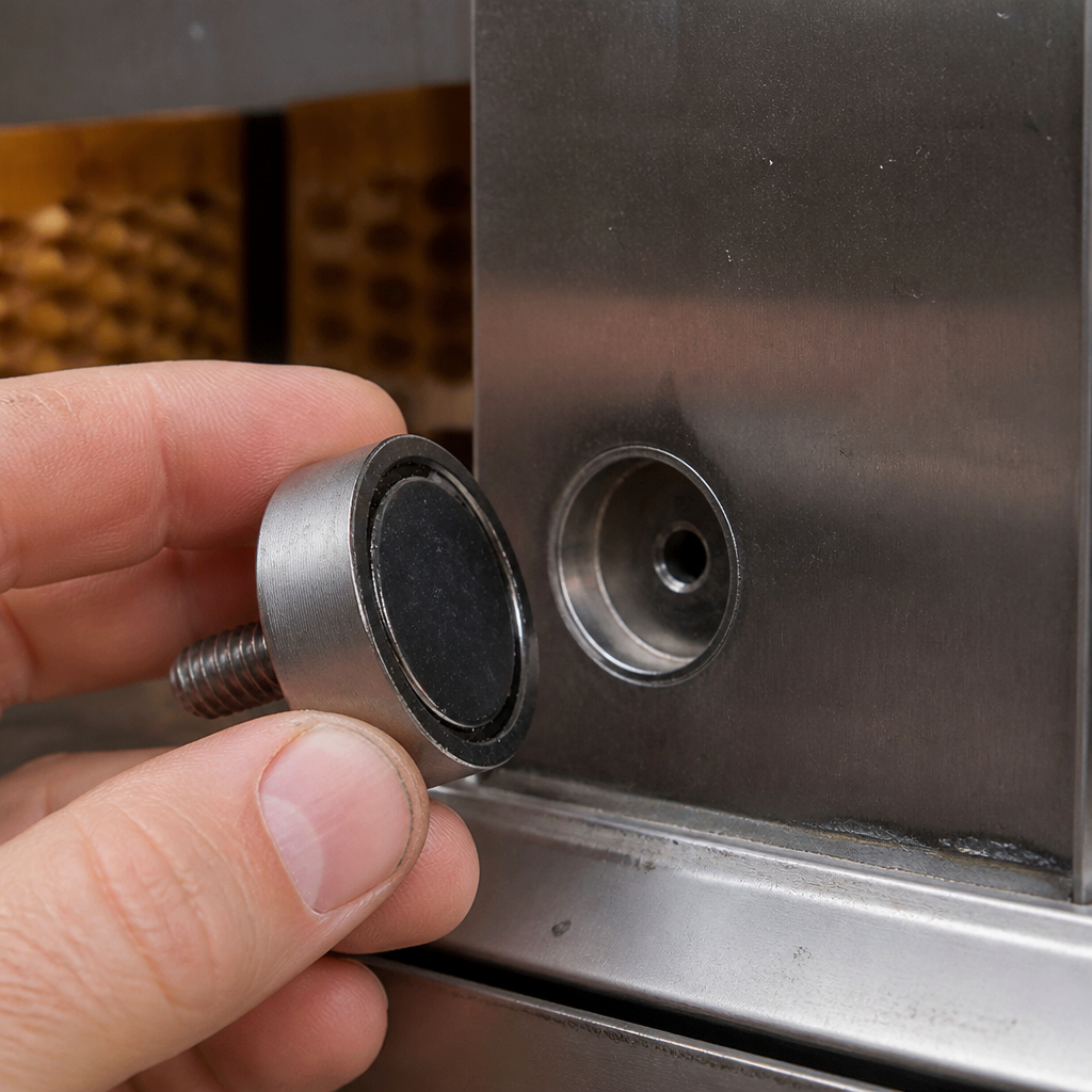 Genuine replacement magnet for commercial charcoal oven parts