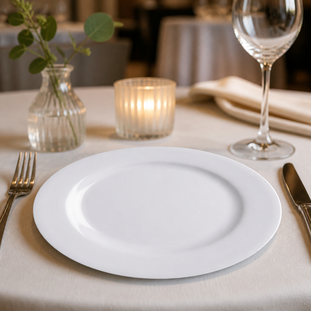 Commercial Melamine Plates 254mm 6 Pack Catering Crockery