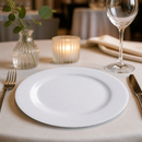 Commercial Melamine Plates 254mm White 6 Pack Catering Crockery