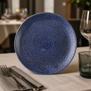 Commercial Coupe Plates 285mm Blue Super Vitrified Ceramic 12 Pack