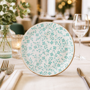 280mm Commercial Coupe Plates Aqua - 12 Pack