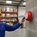 Professional Hand Operated Fire Bell with Robust Design, 60dB Sound and Easy Mounting - 1.7kg, 270mm Diameter