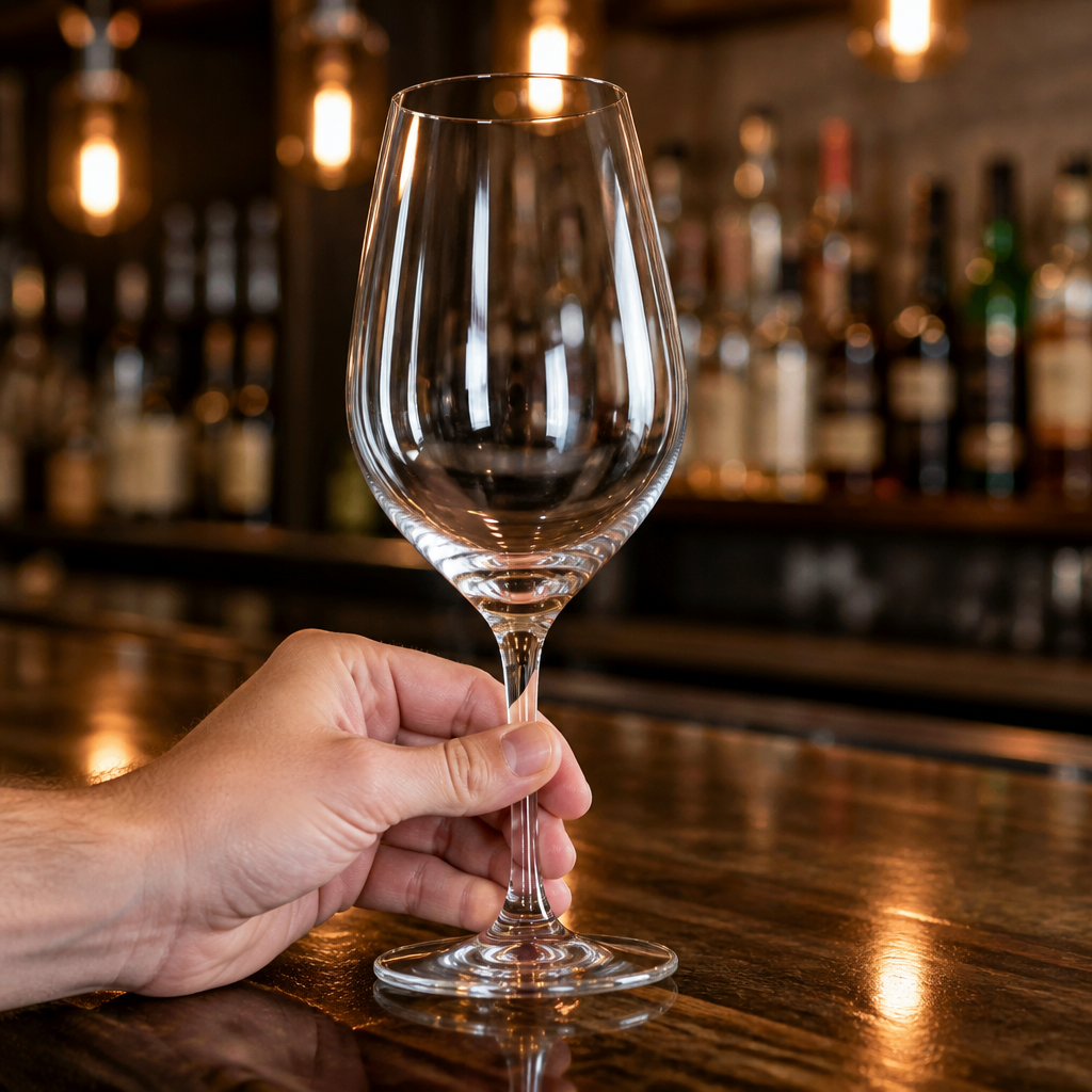 12 pack of 21oz clear commercial wine glasses